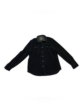 True Grit Black Quilted Jacket with Sherpa Lining